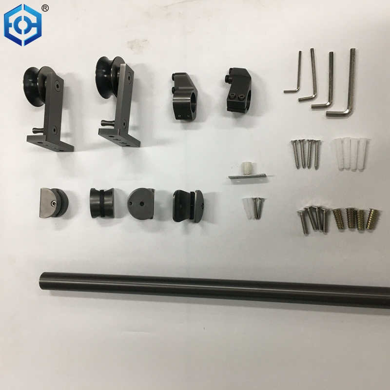 White Wardrobe Hanger Door Roller Wheels Steel Iron Furniture Accessories