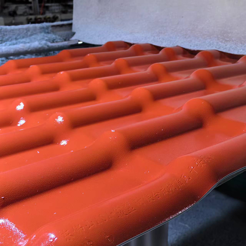 Building Material Waterproof Synthetic Resin PVC Roof Panel Plate Home Solar Clay Plastic UPVC Roofing Sheet Corrugated Color Composite Tile