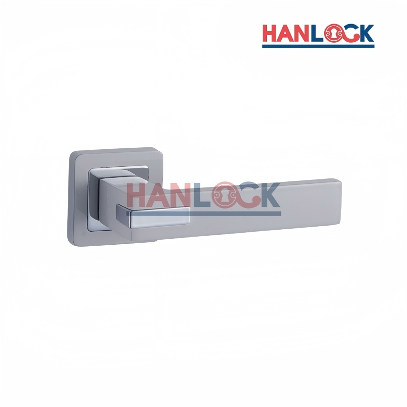 2022 Modern House Decoration Furniture Aluminum Door Handles with Black/Silver Plating