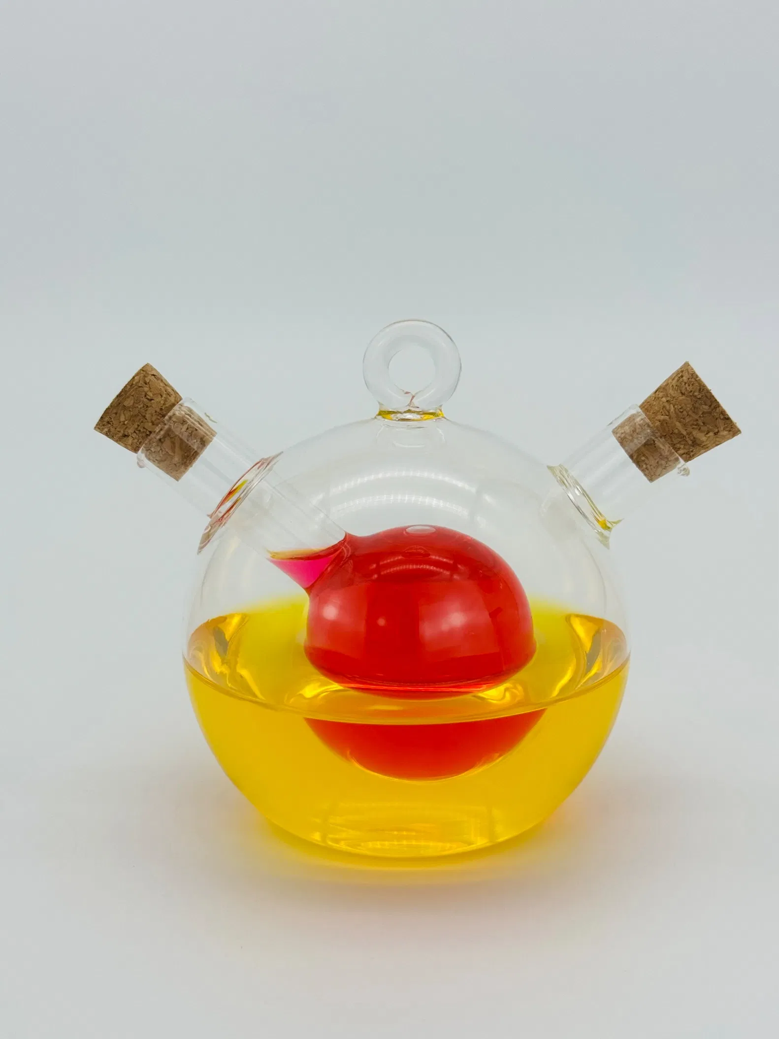 Elegant Glass Soy Sauce Bottle with Leak-Proof Cap for Kitchen Use