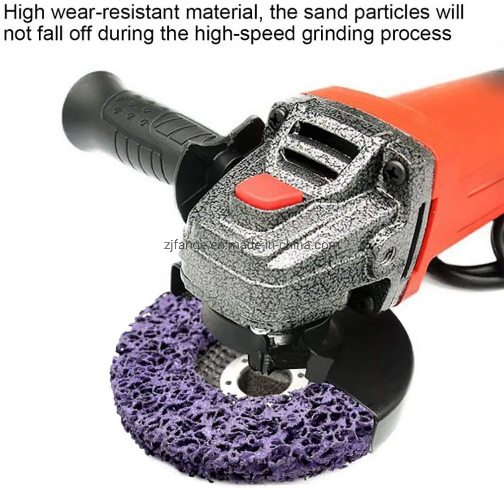 Poly Strip Clean Disc Paint Rust Removal Clean Angle Purple Abrasive Wheel