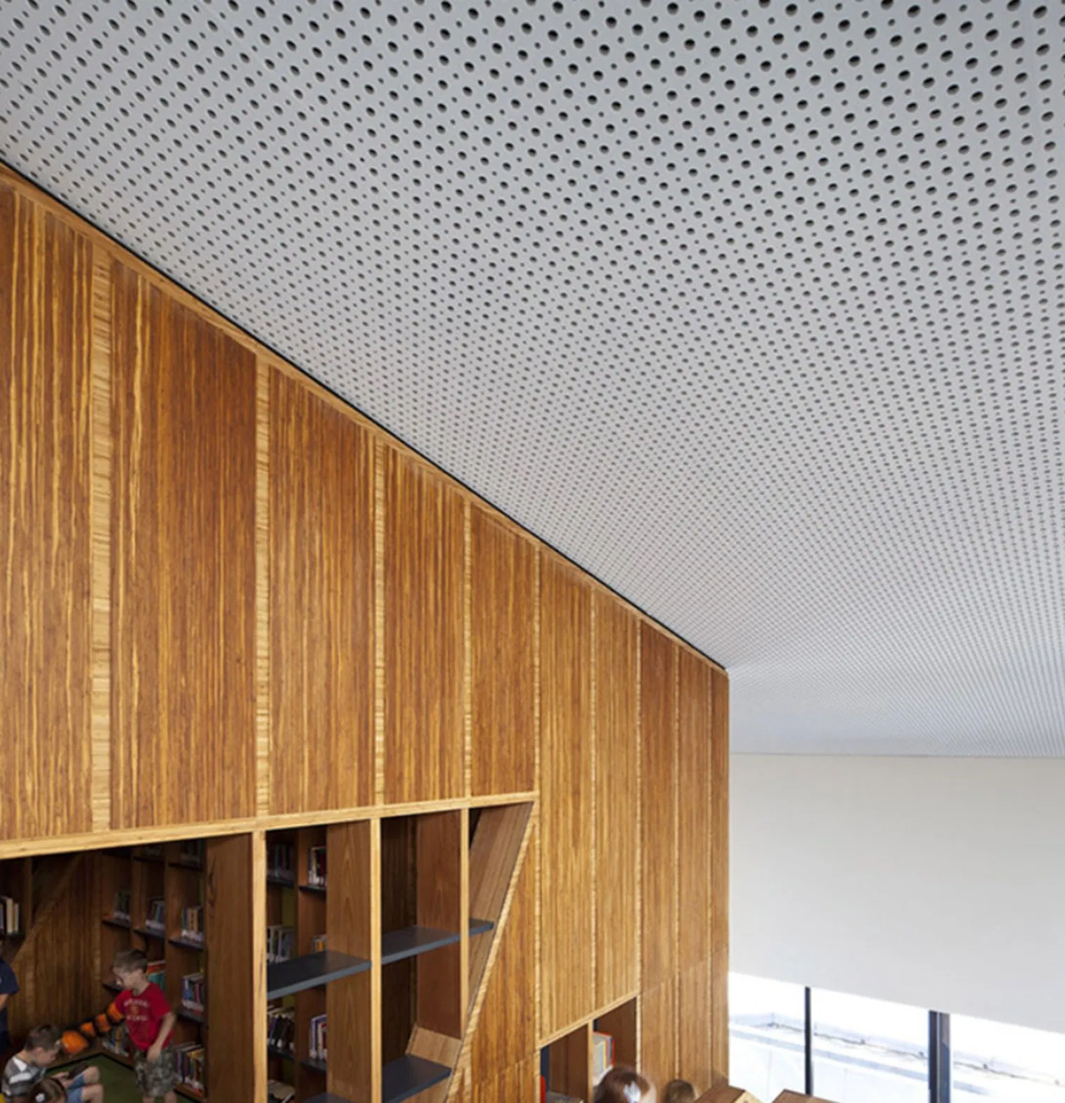 School Gym Room Customized Style Aluminum Honeycomb Micro Perforated Acoustic Panel