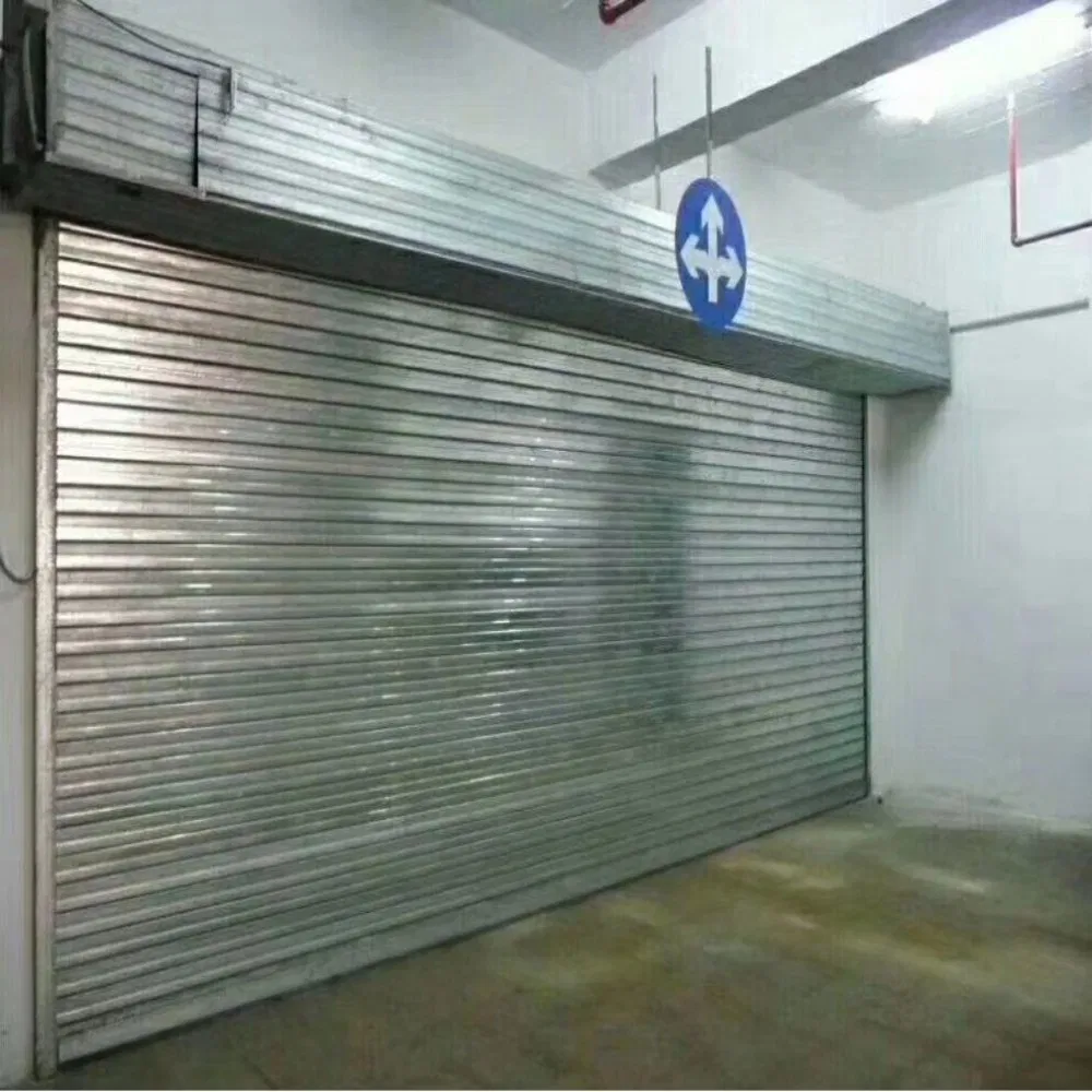 Industrial Exterior Fire Proof Fire-Proof Factory Metal Electric Overhead Electrical Control Fireproof Rolling Metal Automatic Garage Roller Shutter Door
