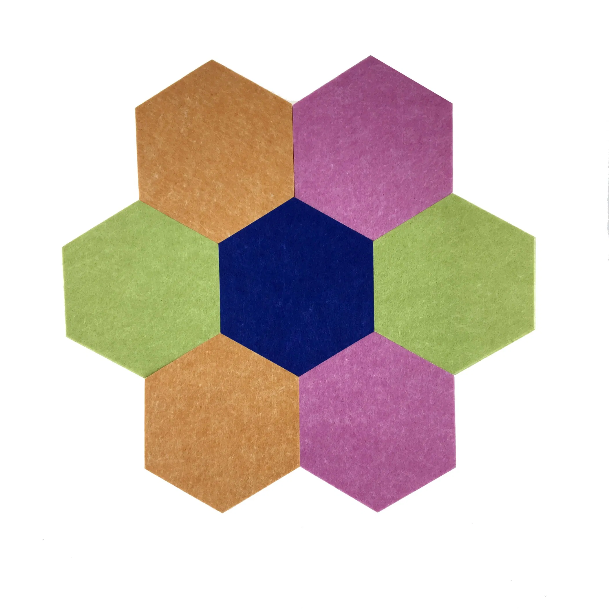 Hexagonal Polyester Acoustic Panels for Soundproofing and Noise Absorption in Various Spaces