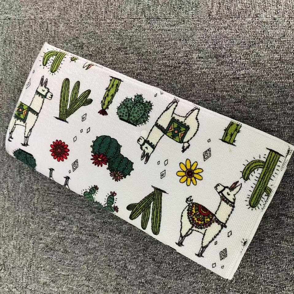 Microfiber Mat Rectangular Placemat Non Slip Mat Dish Drying Baking for Baby Eating Dinner Dish Mat