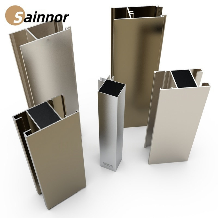 High Strength Corrosion-Resistant Aluminum Alloy Window Door Extrusion Profile Used for Sliding/Folding Door