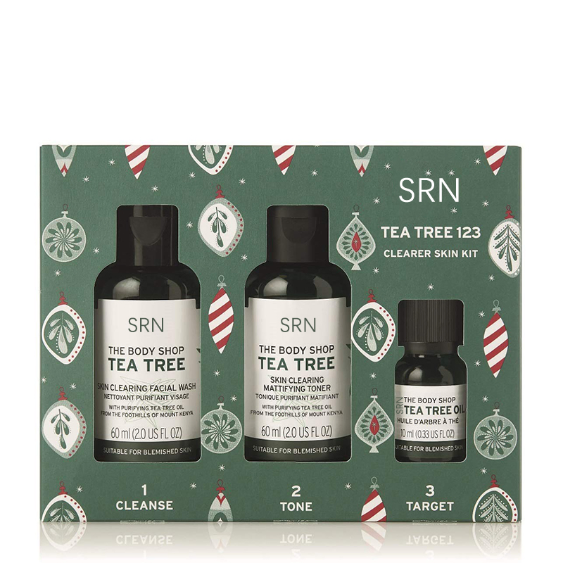 New Travel Kit Vegan Whitening Tightening Remove Fine Line Acne Tea Tree Skin Care Set