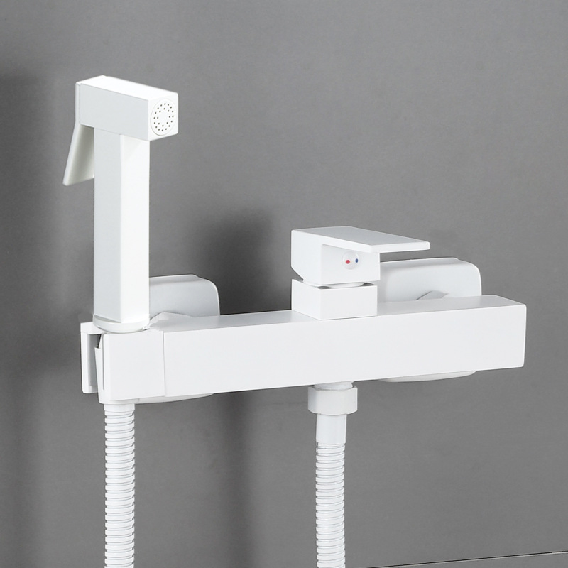 Two-Hole Single-Handle Cold and Hot Water Mixing Bidet Faucet