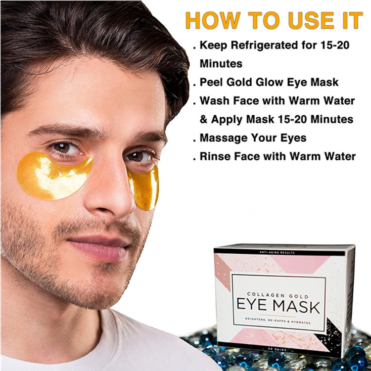 Collagen Dark Circles Under Eye Bags Gold Eye Mask