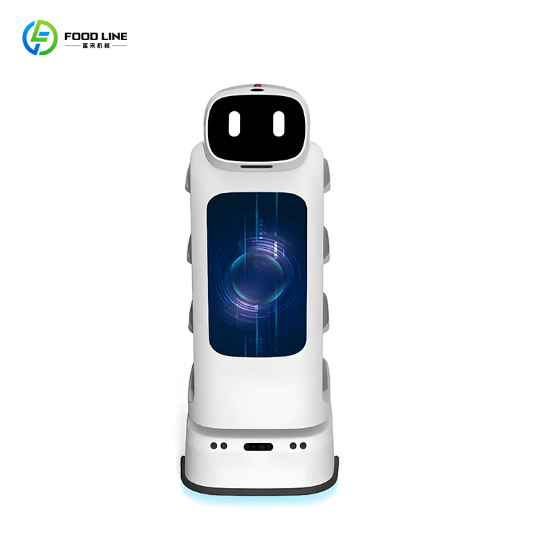 Rechargeable Long-Range Takeout Delivery Robot 2025 New Intelligent Obstacle-Avoiding Takeout Delivery Robot