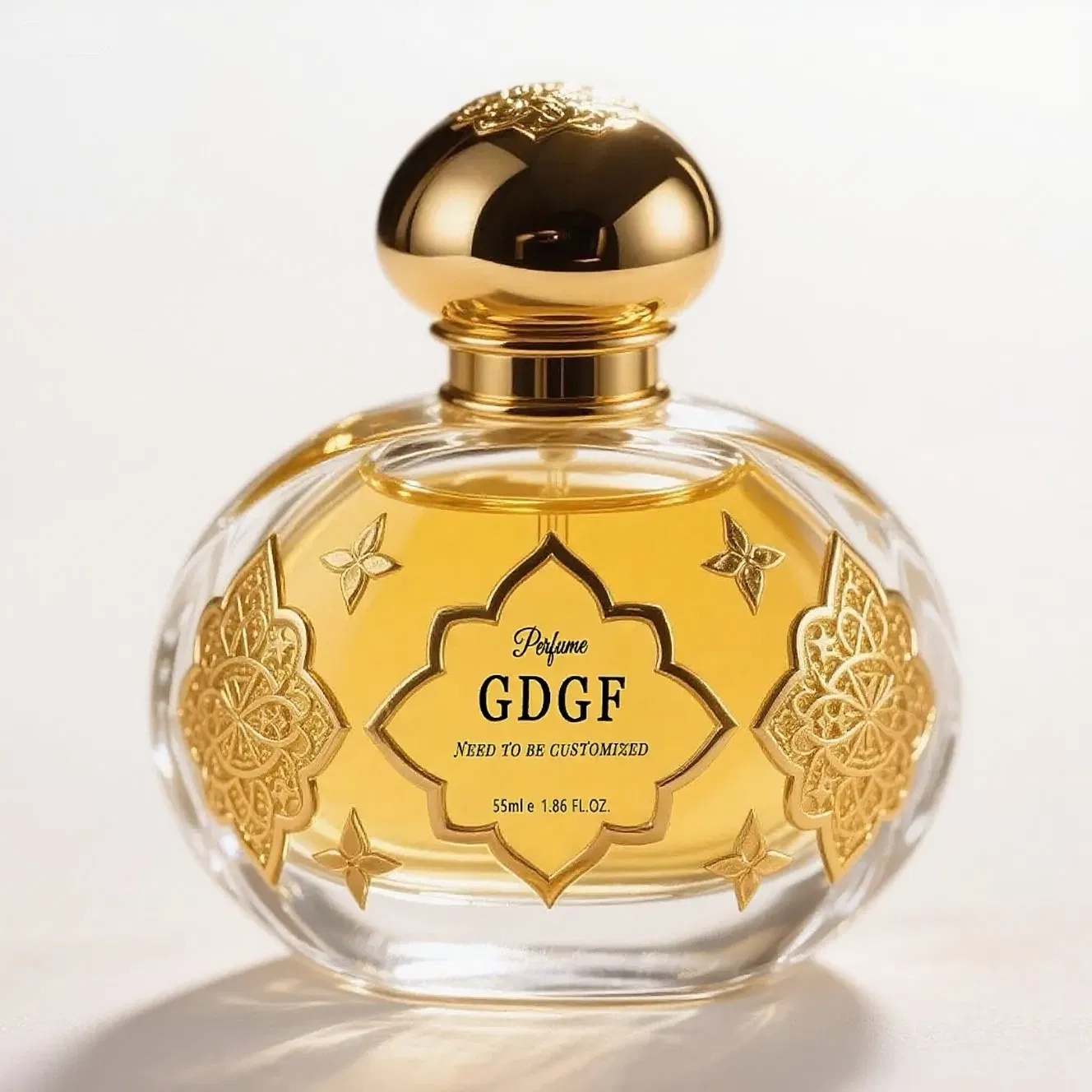 Custom Luxury Arabic Style Gold Perfume 100ml Men's and Women's Perfume