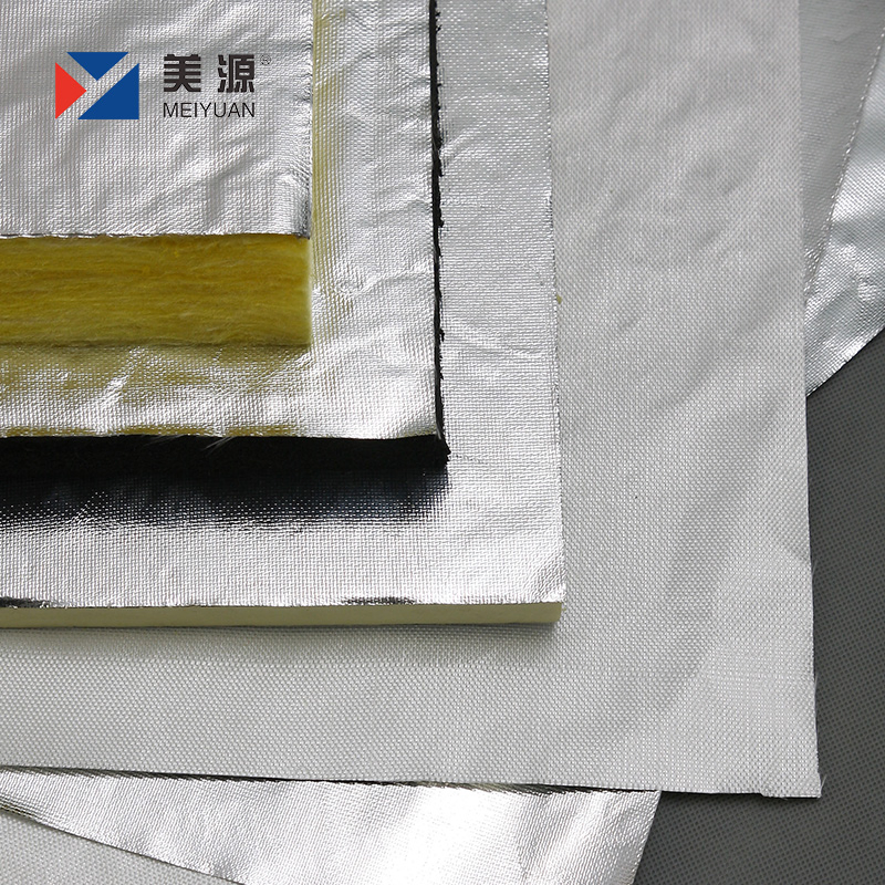 Building Materials Wholesale Flame Retardant Glass Fibre Aluminum Foil Reflective Insulation Facing
