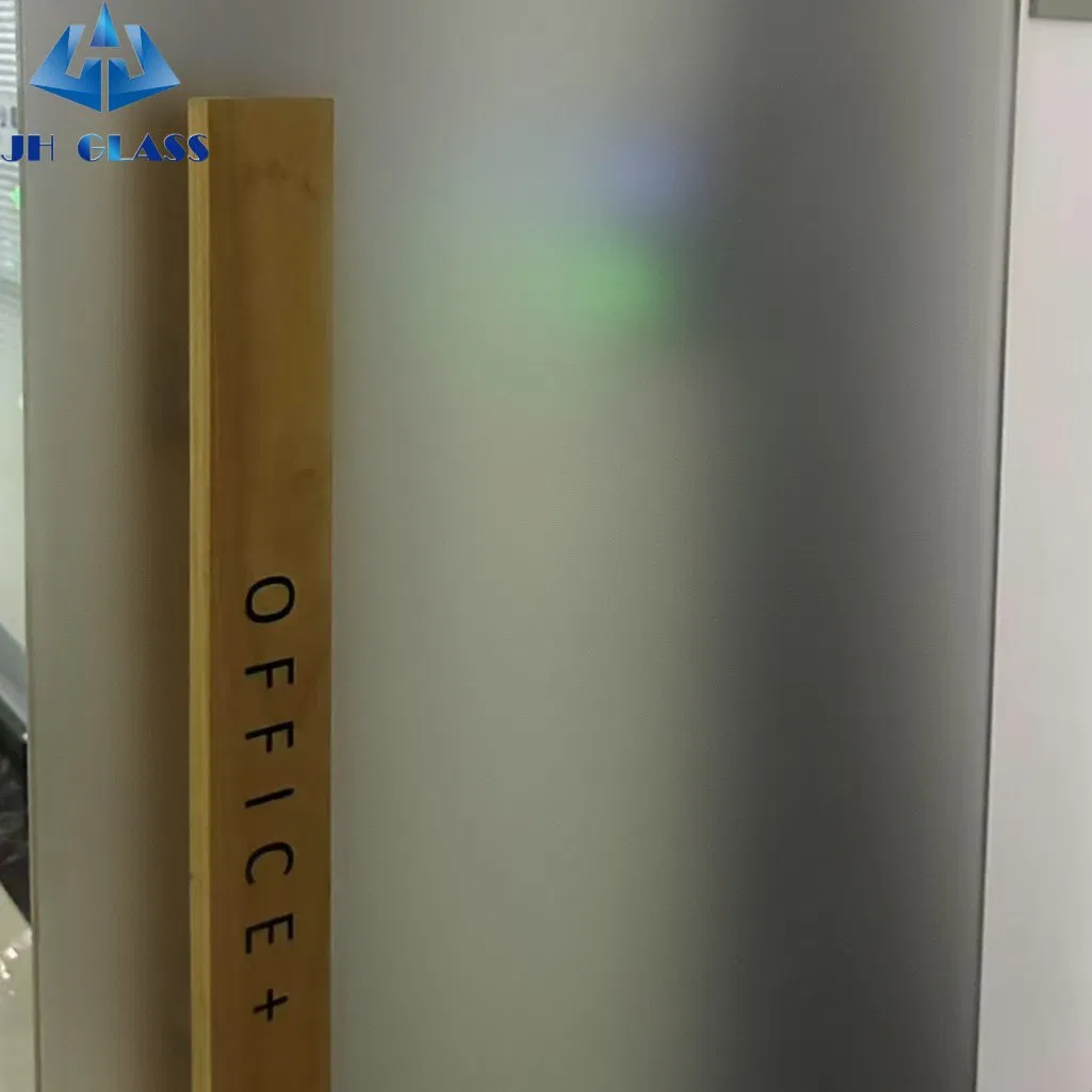 Customized Durable Sanded Glass Acid Etched Glass for Office Partitions