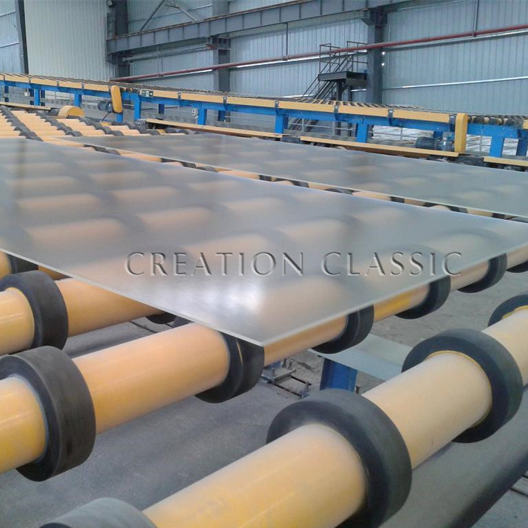 4-12mm Single/ Double Side Acid-Etched Glass