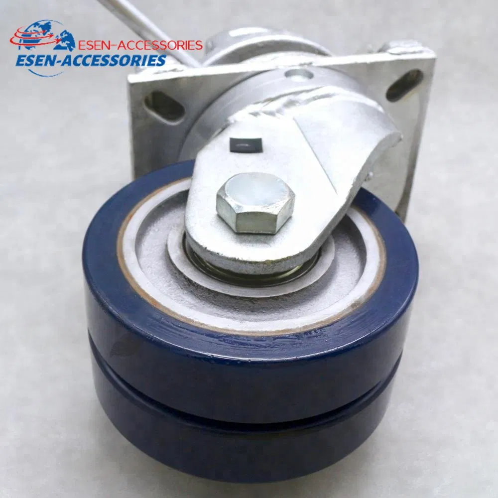 Heavy-Duty Double Wheel Caster for Shipping Containers, 6 Inch
