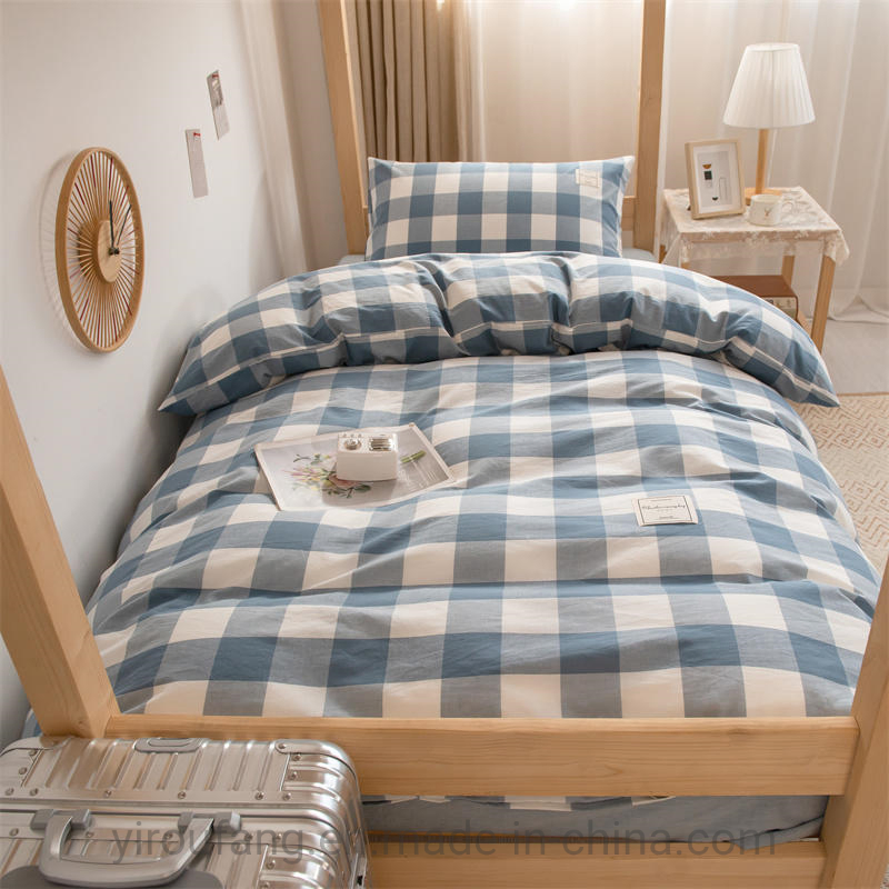 China Factory Bed Cover Set Duvet, Project Sheet Set, Plain Bed Cover Set, 100% Linen Duvet Cover