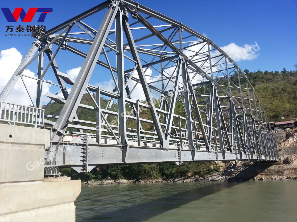 Direct Factory Supply Steel Truss Bridge Fabrication Heavy Steel Frame Bridges