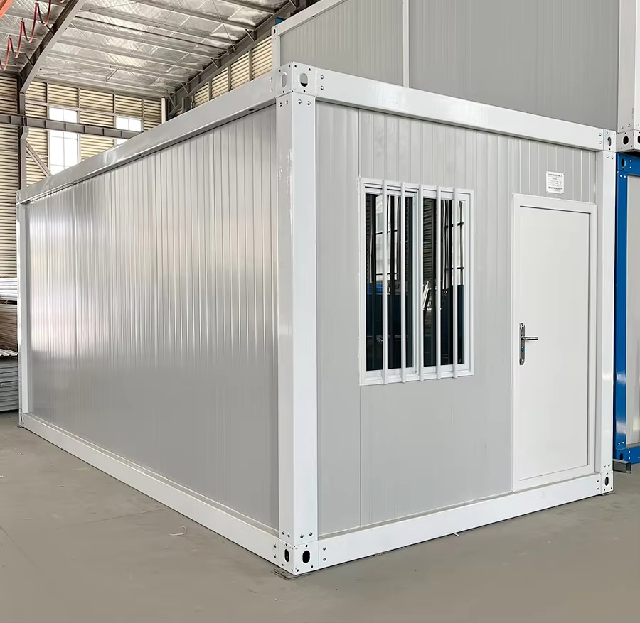 20FT Prefab Living Foldable Flat Pack Mobile Container House Tiny House with Bathroom Collapsible Container House