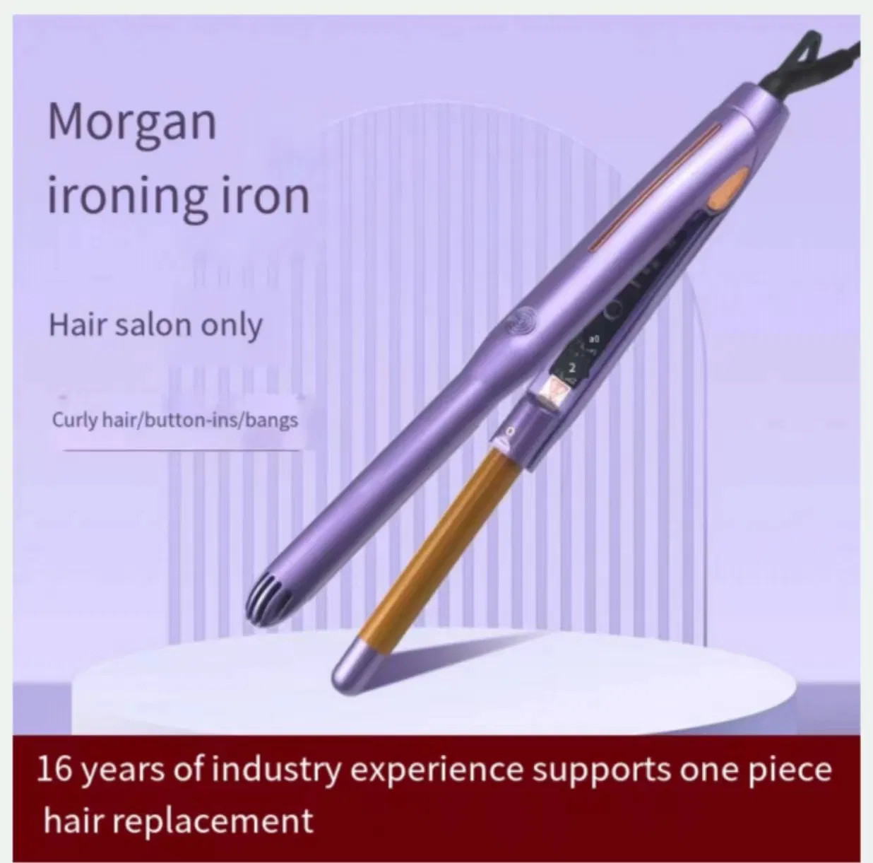 High-Quality Styling Iron with GPPS+PA Material Hair Straightener and Salon-Quality Tool