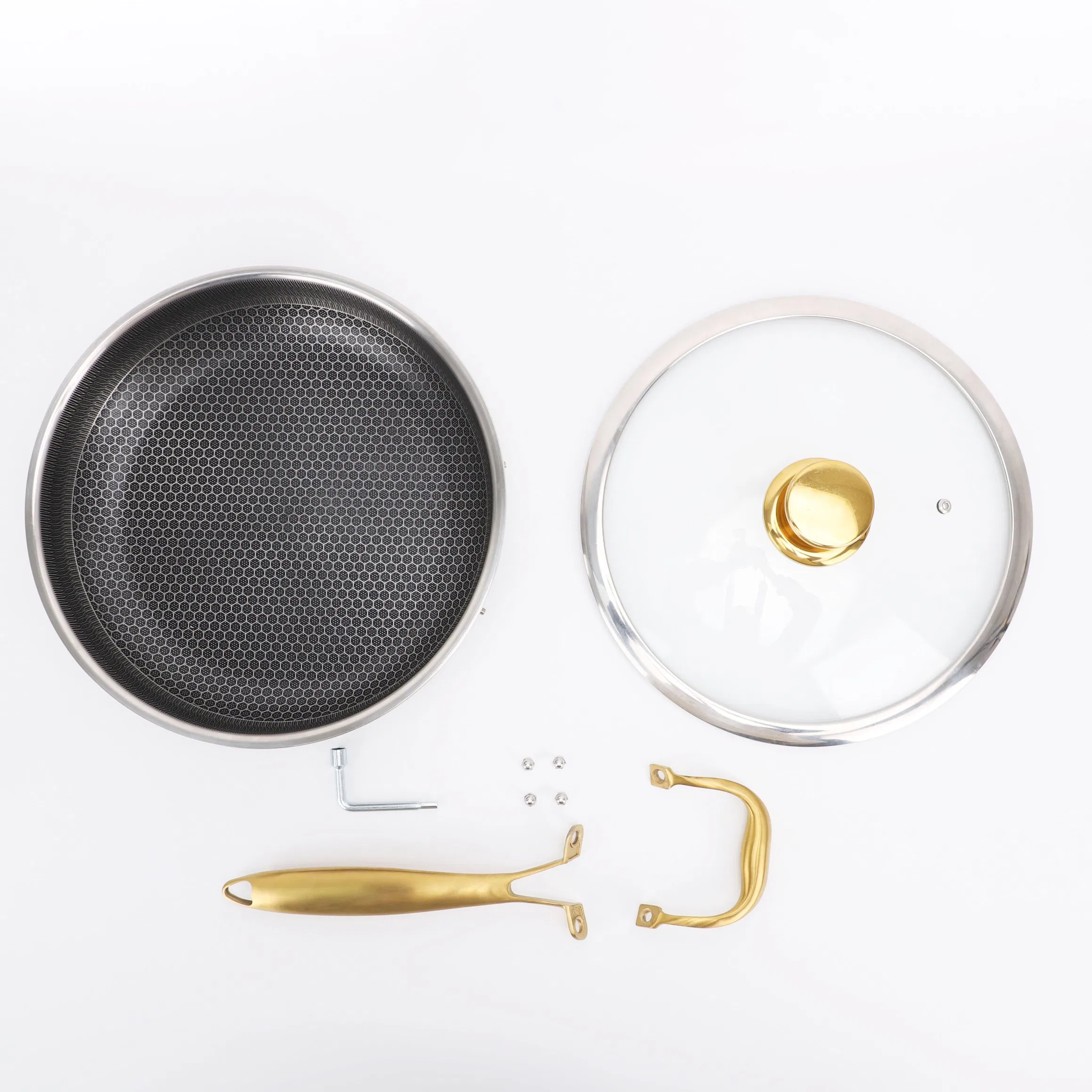 Сковорода антипригарная Honey Comb, нержавеющая сталь