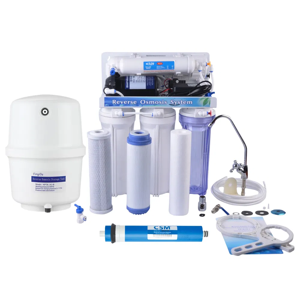 Household Appliance 6 Stage Reverse Osmosis System/Health Product Alkaline Water Filter with Alkaline Mineral Water