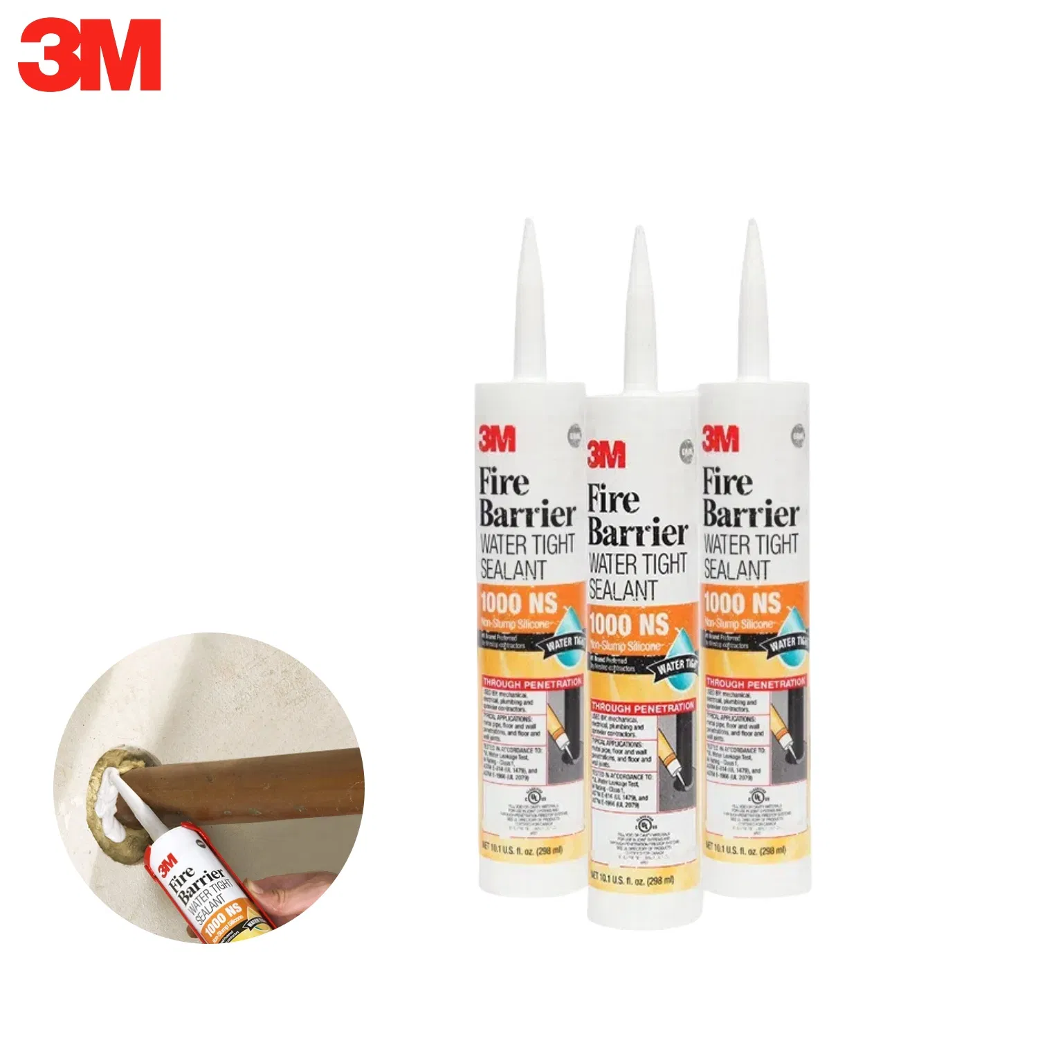 3m Waterproof Water Tight Sealant for Passive Fire Protection 3m 1000ns