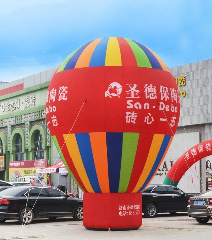 Factory direct sale air blower included inflatable rooftop balloon for event