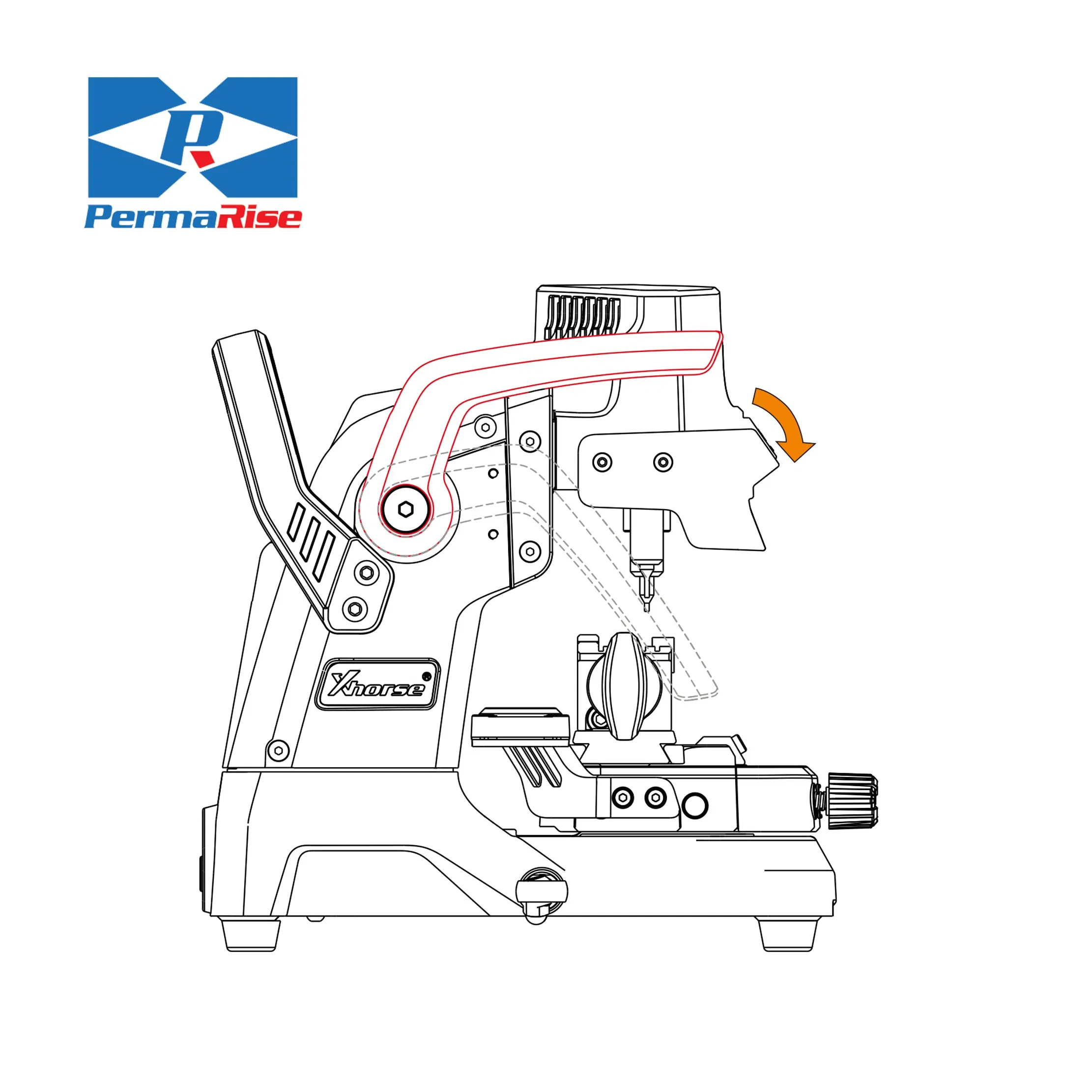 High Quality Xhorse Manual XP-007 Key Duplicate Cutting Machine