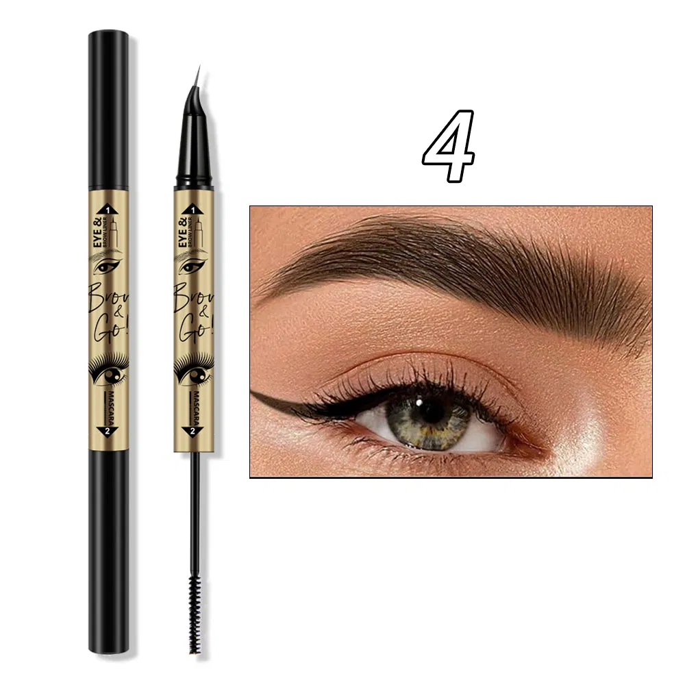 6g 5 Color Eyeliner + Eyebrow Pencil + Mascara Makeup Set