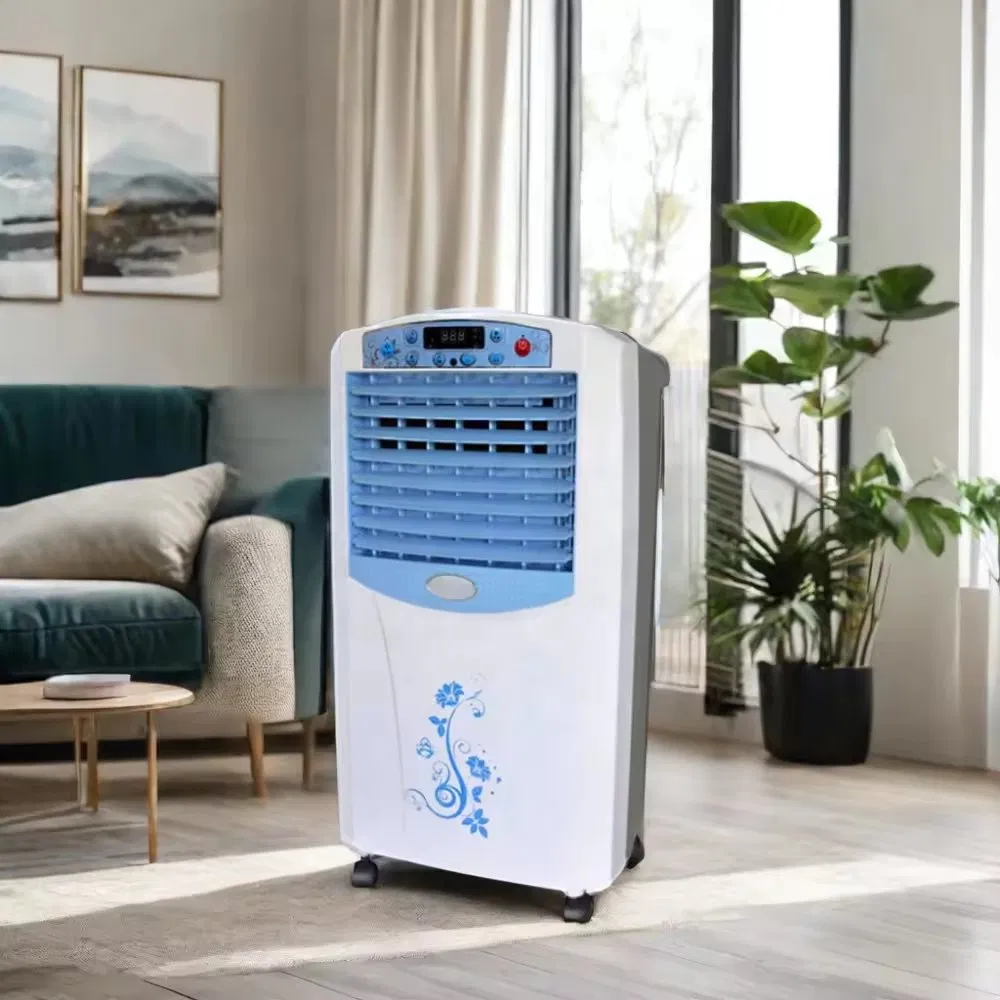 Hot Sale Small Portable Evaporative Air Cooler with Water AC Powered for Household Outdoor Garage RV Hotel Use