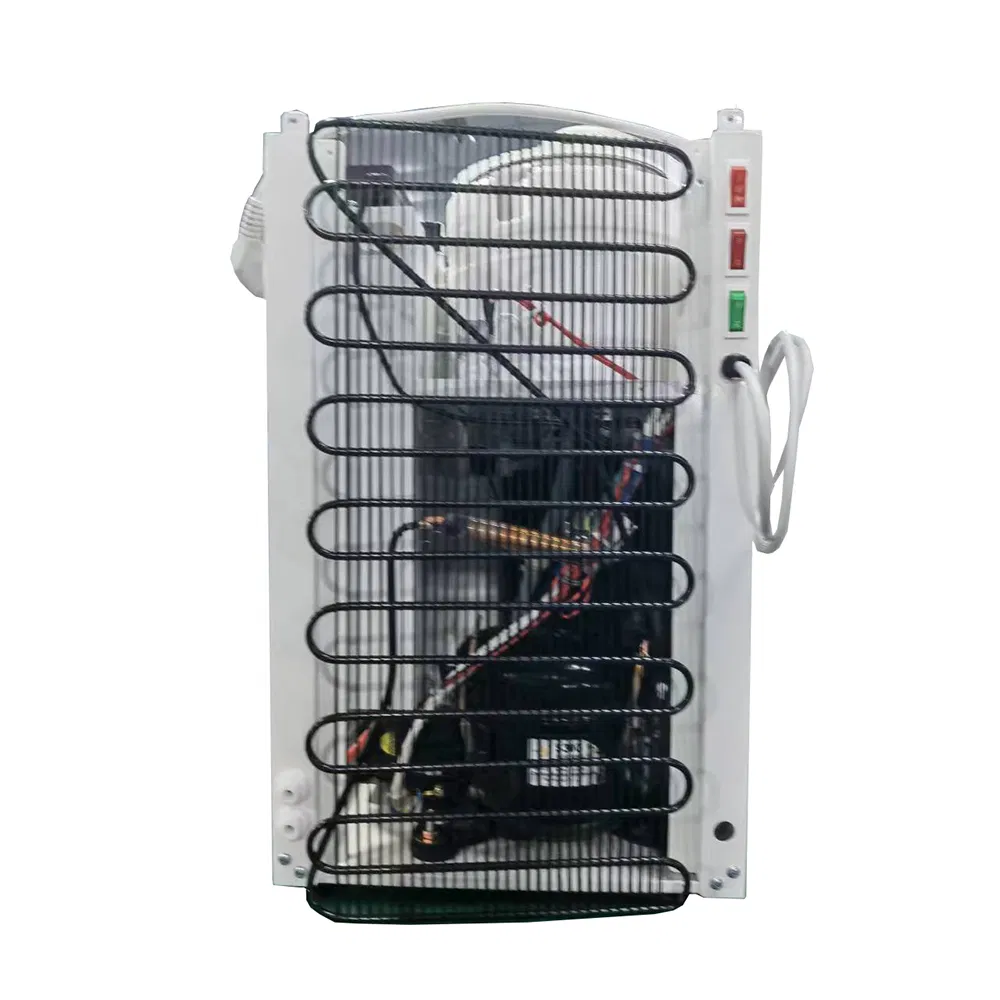 Sleek Black Water Dispenser Featuring 4-Stage Filtration and Compressor Cooling