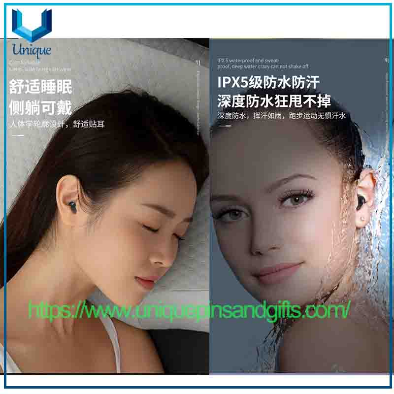 Мини-наушники Bluetooth Sk18 для сна с шумоподавлением