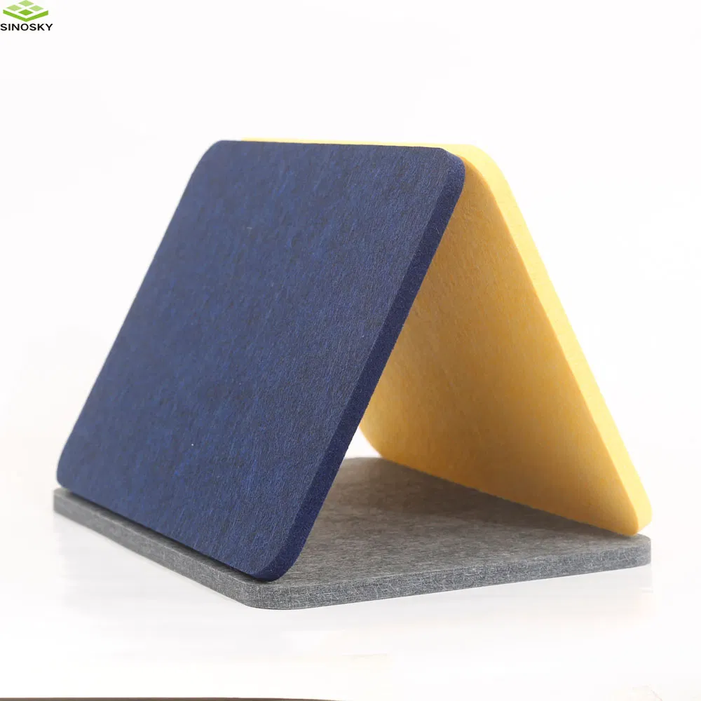 100% Eco-Friendly High Density Decorative Construction Material Polyester Fiber Acoustic Board