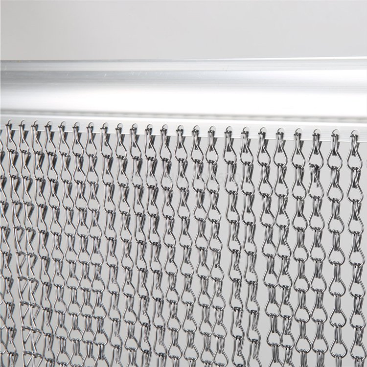 Decorative Metal Mesh Aluminum Chain Link Curtain Metal Mesh Curtain for Space Divider