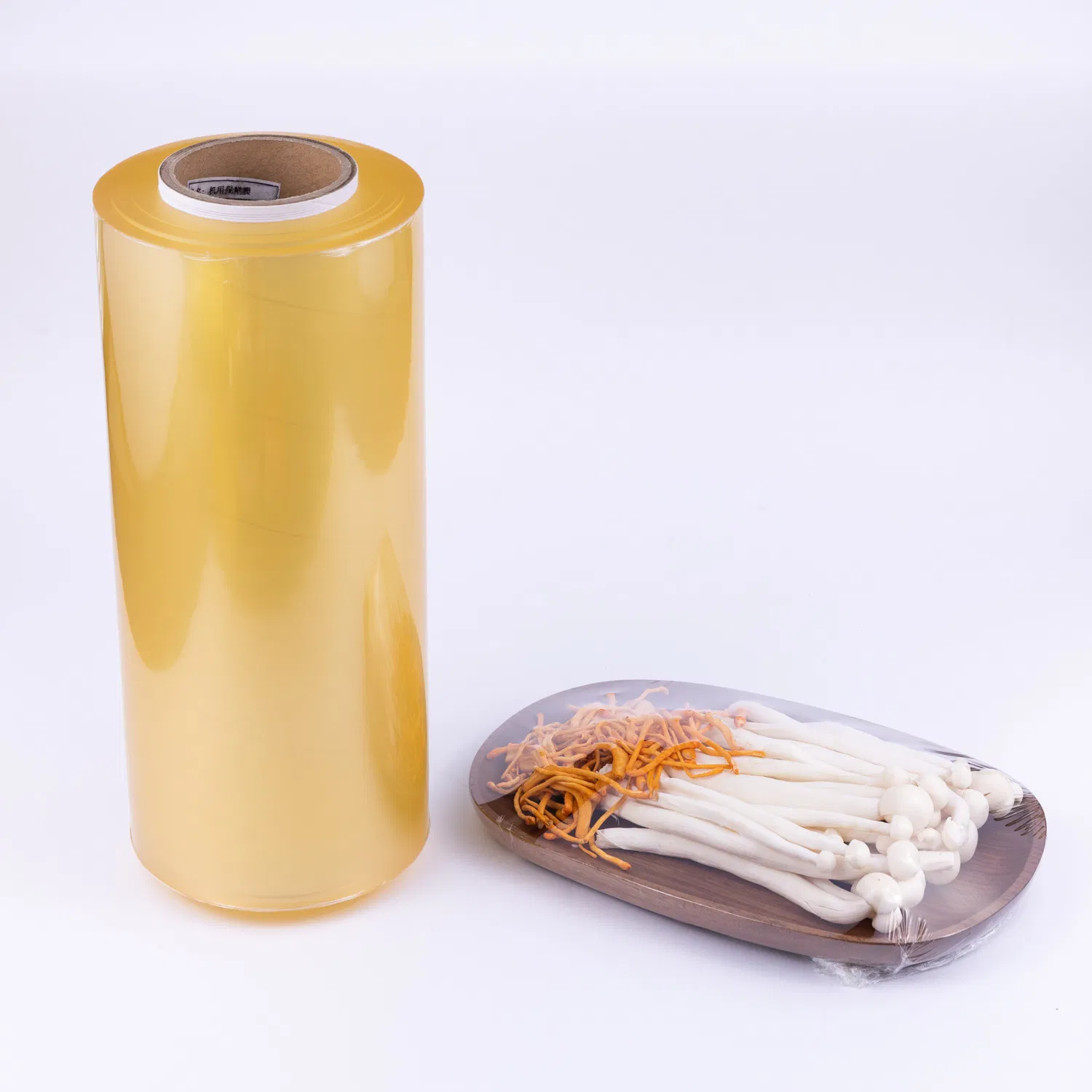 High Transparen Fungus Food/Mushroom Food Grade Wrap Cling Film