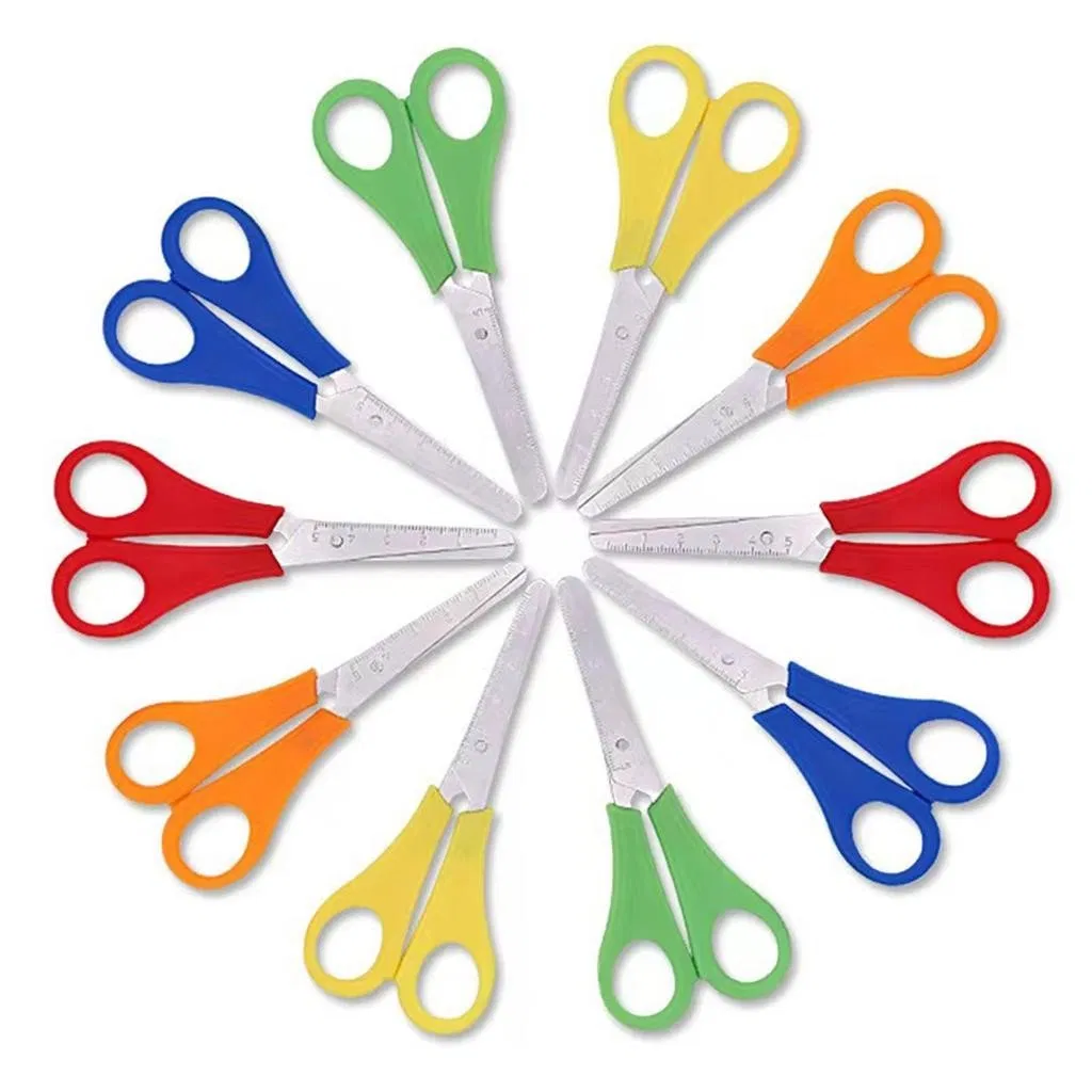 Small Scissors That Can Measure, Five Colors, Small and Portable