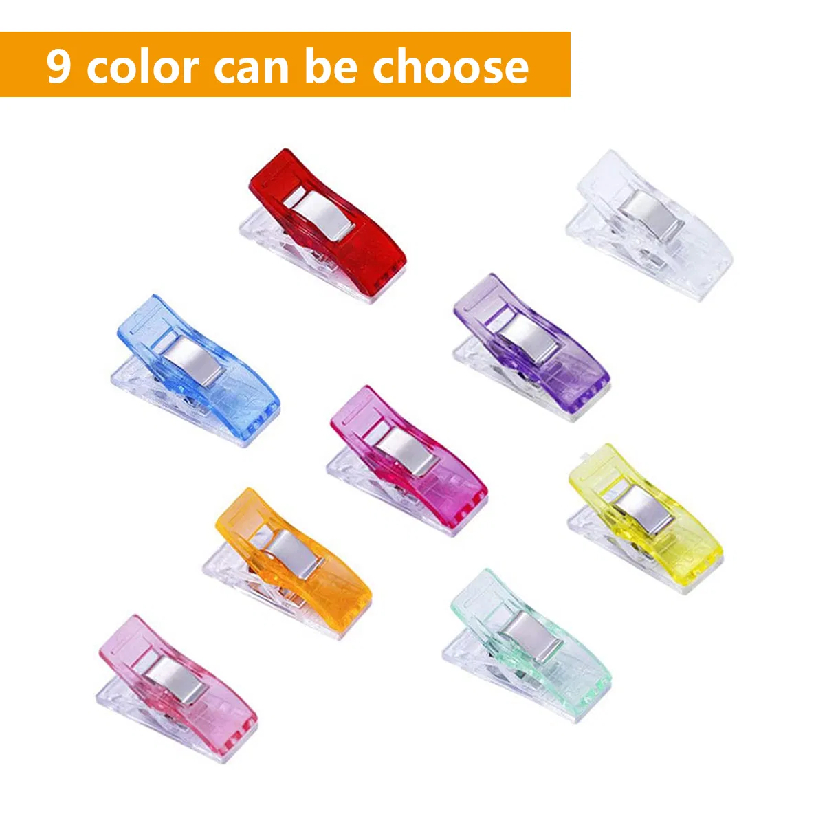 Multi Color Plastic Sewing Clips Fabric Clips