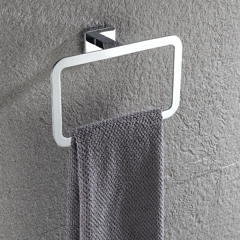 Wall-Mounted Kitchen Magnetic Roll Hanging Ring for Towel Storage Tissue Hook