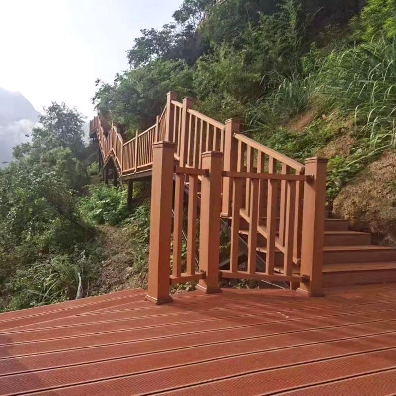 Premium Timber-Style WPC Outdoor Garden Fence with Embossed Finish