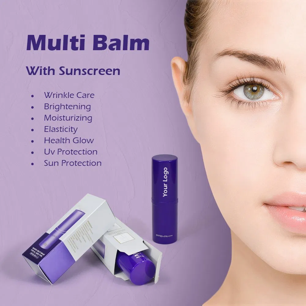 Wholesale Stock No Logo Moisturizer Stick Face Priming Cream Nourishing Skin Care Multi Balm with Suncreen