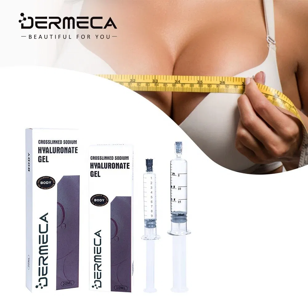 Dermeca CE Approved Hyaluronic Acid Dermal Gel for Wholesale for Buttock and Breast Enhancement (BODY 10ML/20ML)