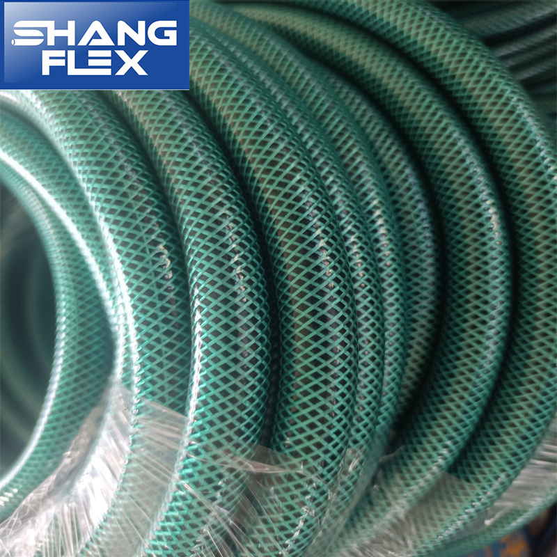 50m 100m Anti-UV PVC Heavy Duty Knitted Garden Hose for Irrigation System
