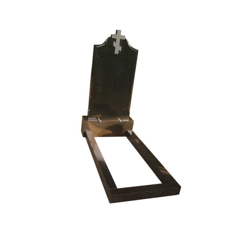 Wholesalers Black Russian Tombstone, China Black Granite Monument Headstone, European Granite Flat Headstone and Slab Engravment