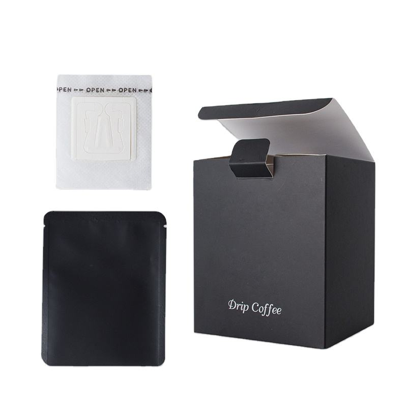 Customzied Bag and Box with Cold Brew Hanging Ear Drip Coffee Bag