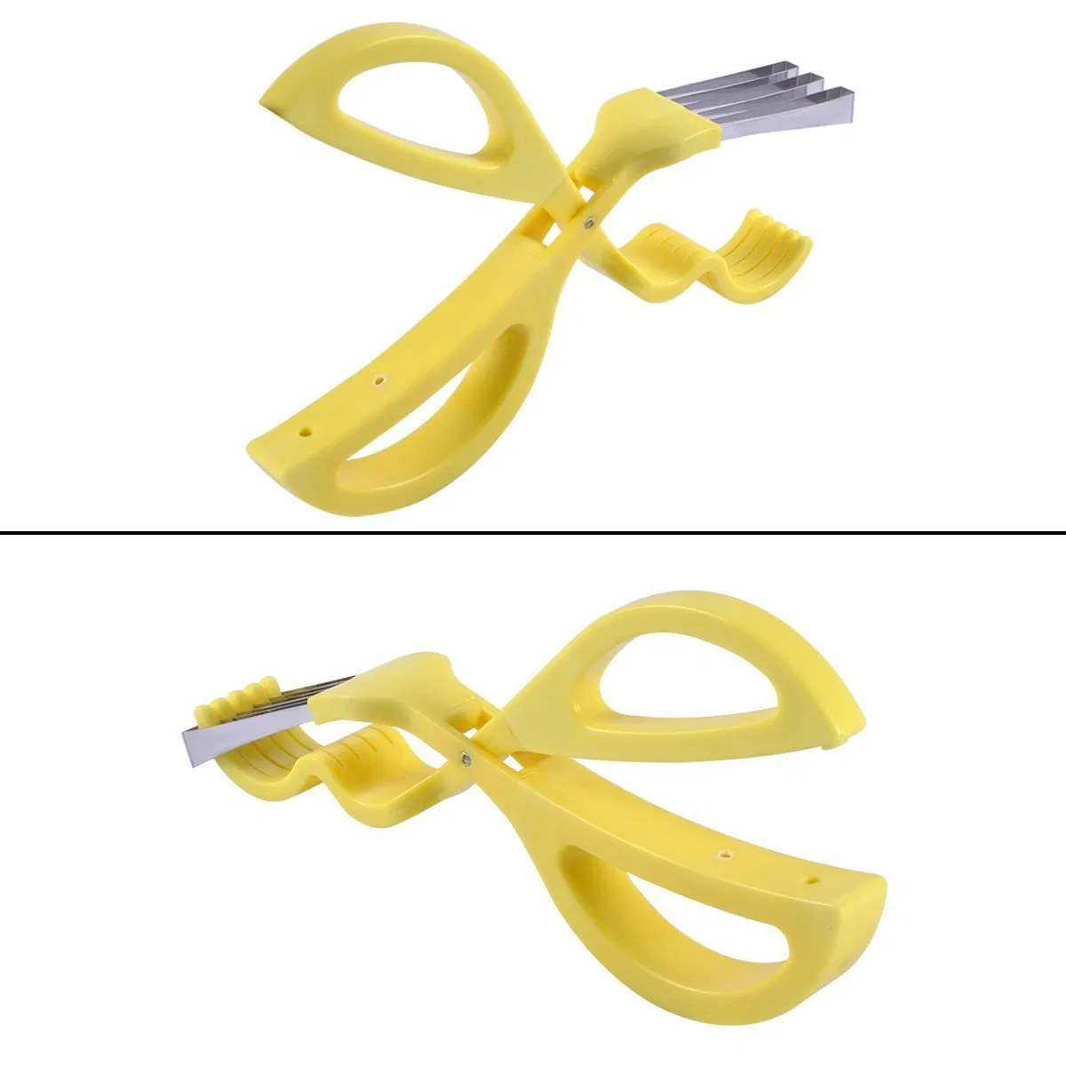 BPA-Free Handheld Banana Scrissors Banana Slicer Chopper for Cucumbers, Kiwi, and Sausages