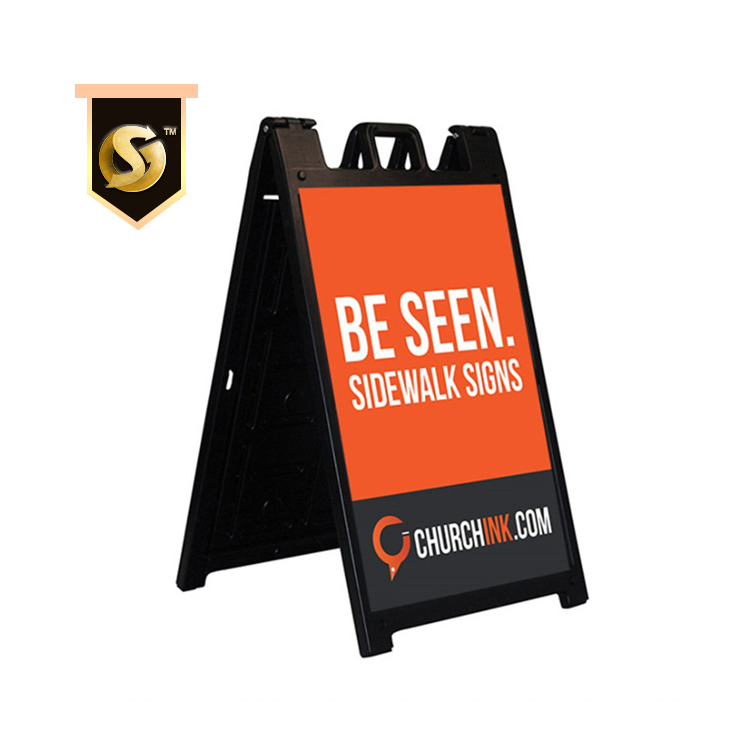 Custom a-Frame Outdoor Sidewalk Sign Wet Floor Warning Sign