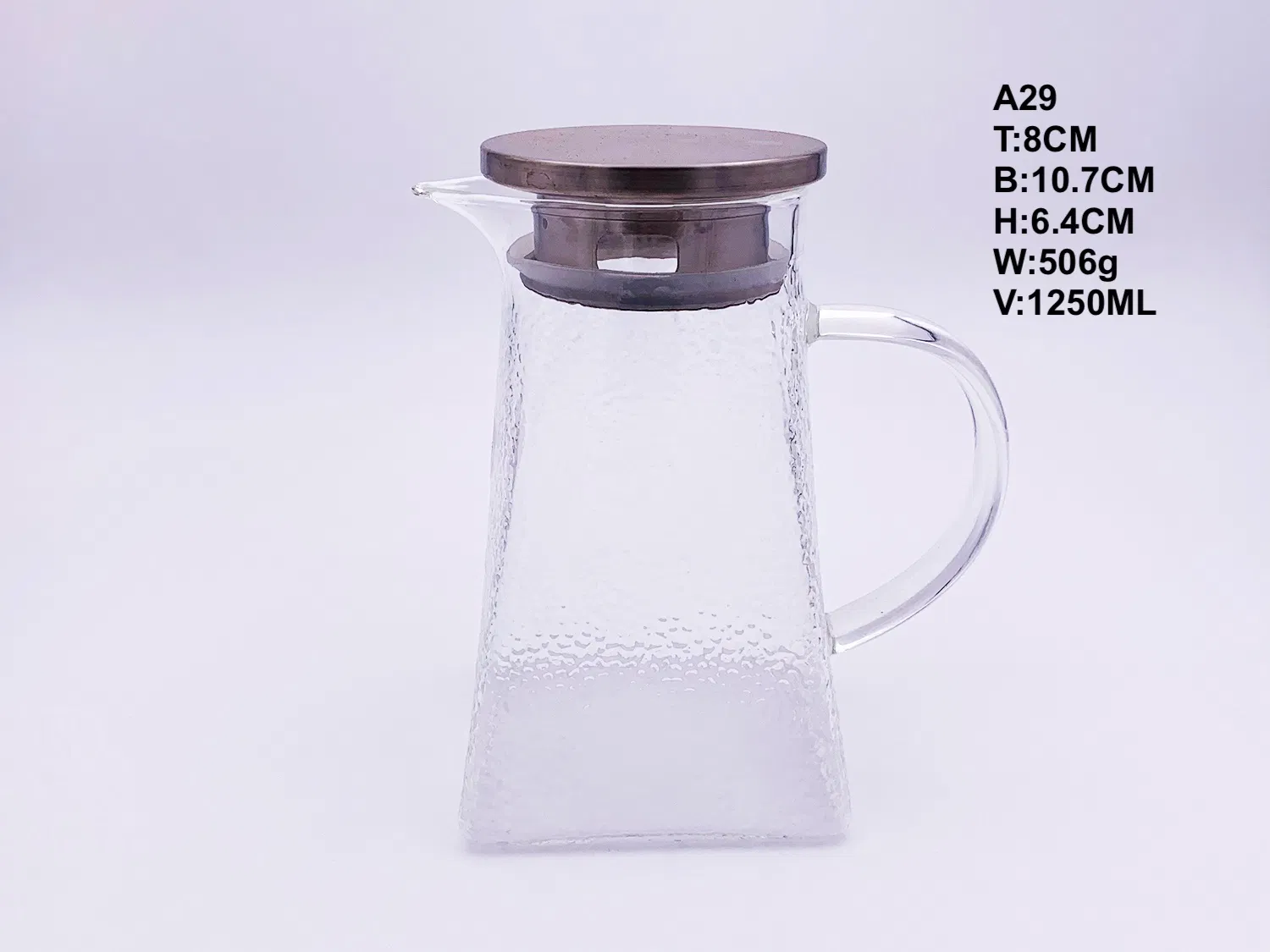 Borosilicate High Quality Glass Water Jug