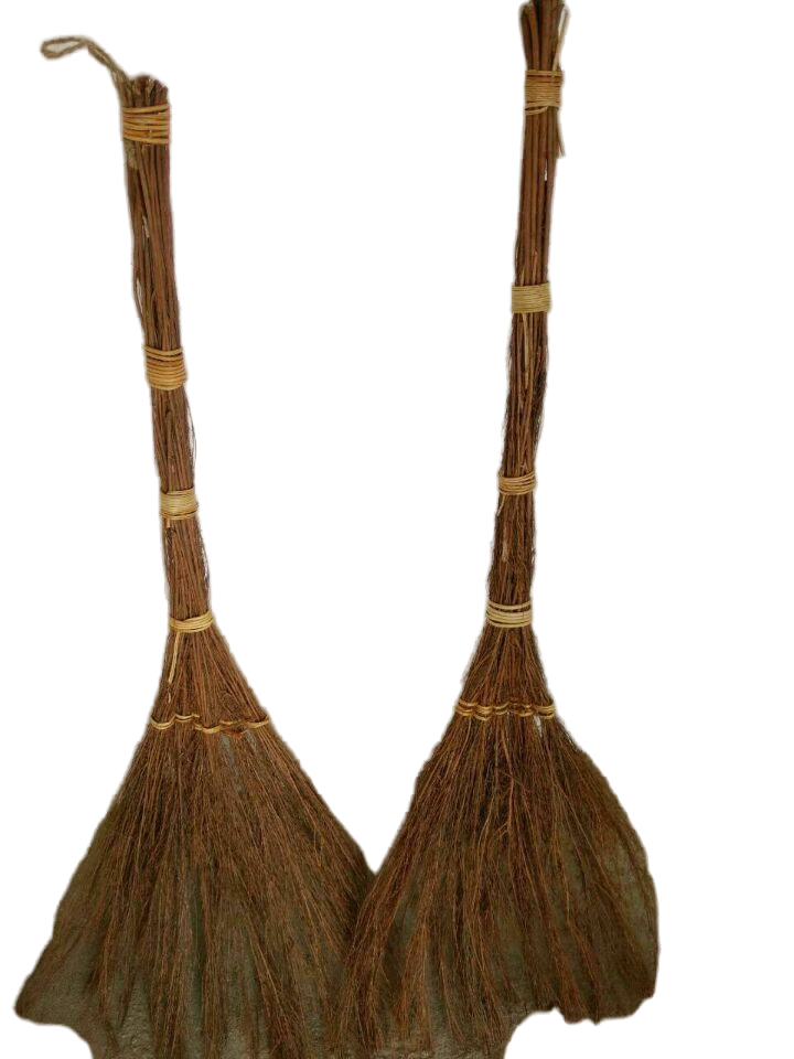 Elegant Heather Floral Broom for Chic Home Decoration