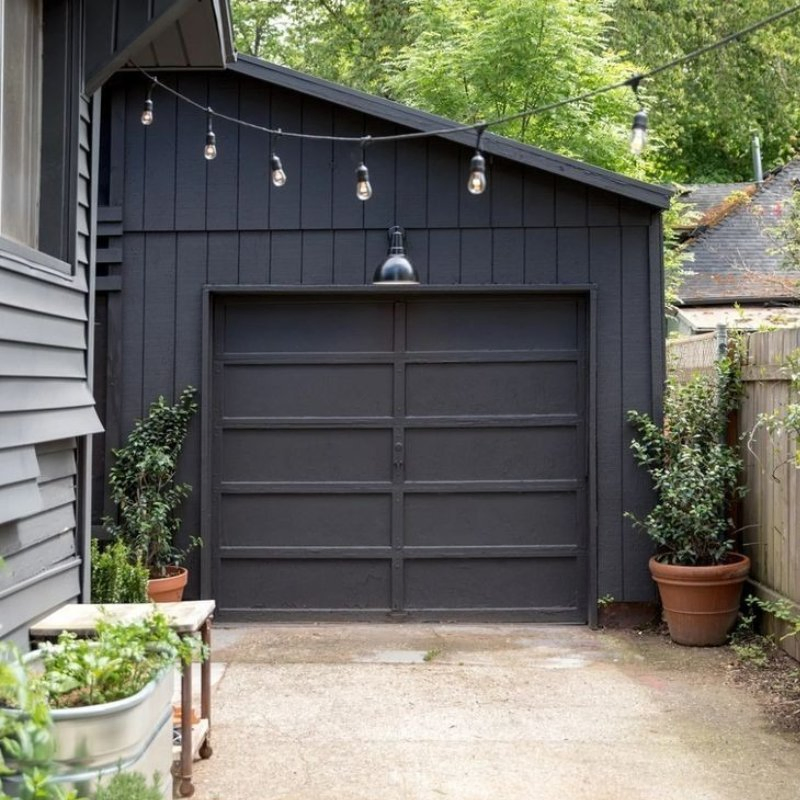 Roll up Garage Door Iron Saw Horse Garage Doors