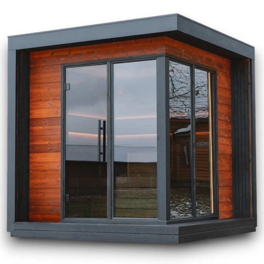 Традиционная паровая сауна на 4 человека из ели